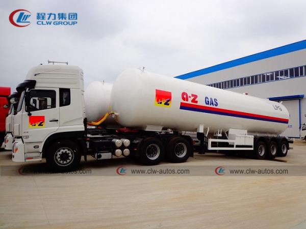 Buy cheap Tri Axle 29T 58000L Liquid Propane Delivery Truck from wholesalers