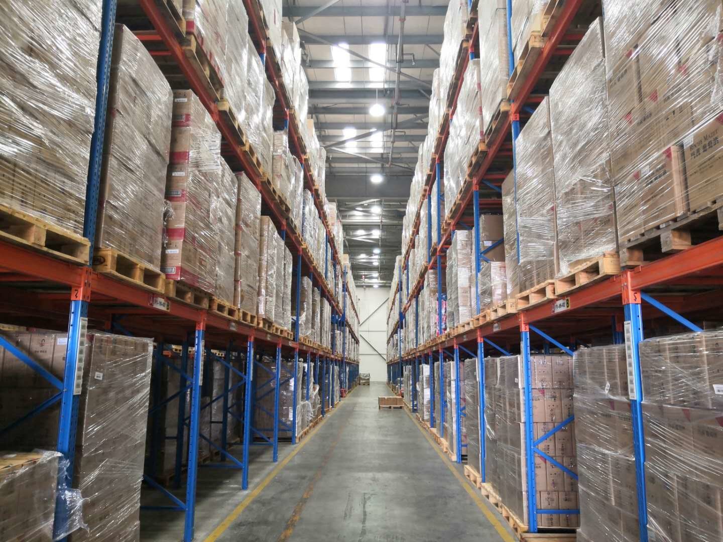 Storage Steel Selective Warehouse Industrial Single Pallet Rack