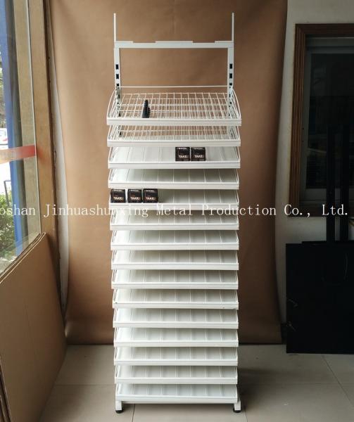 Buy cheap 15 Layer W475mm H2035mm Cosmetic Display Rack For Nail Polish from wholesalers
