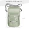 Buy cheap 7.5*6'' Custom Waterproof Oxford Travel RFID Neck Wallet Passport Visa Holder from wholesalers
