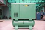Laser Cutting 4In1 11kw 16Bar Integrated Screw Air Compressor Mounted With Air