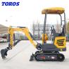 Buy cheap Commercial 1.2 Tonne Excavator Hydraulic Small Crawler Excavator 20hp from wholesalers