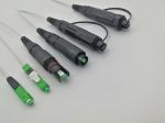Reinforced Mini SC/APC Fiber Optic Connectors Outdoor Waterproof Field