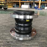 3 6 Flanged Rubber Expansion Joint Ansi 150lb Din Pn16 Galvanised Flange Full