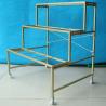 Buy cheap Gold Frame 750mm Length Flower Display Rack As Wedding Decoration from wholesalers