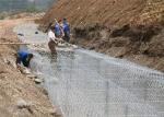 En 10223 8*10 2x1x0.5m Woven Gabion Baskets Flood Control Galfan Coated