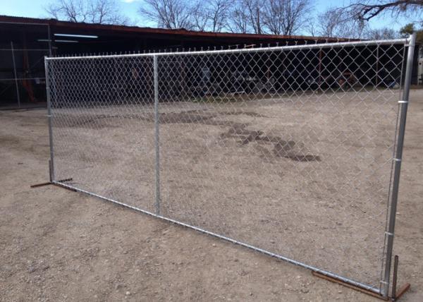 Buy cheap Temporary Chain Link Fence Barrier Panel 60X60mm For Constructions Site from wholesalers