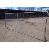 Buy cheap Temporary Chain Link Fence Barrier Panel 60X60mm For Constructions Site from wholesalers