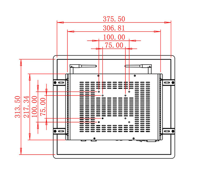 17-Inch Embedded Linux Display for Security Systems and Industrial Monitoring