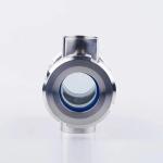 SS304/SS316L Stainless Steel 4 Way Cross Union Sight Glass for Hygienic Butt