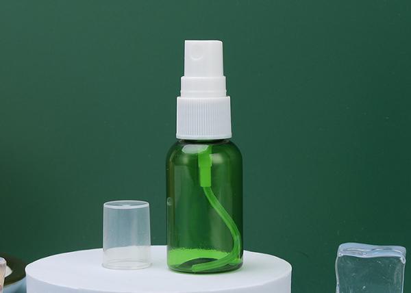 Buy cheap Green 20ml Refillable Atomizer PET Plastic Spray Bottle Screen Printing from wholesalers