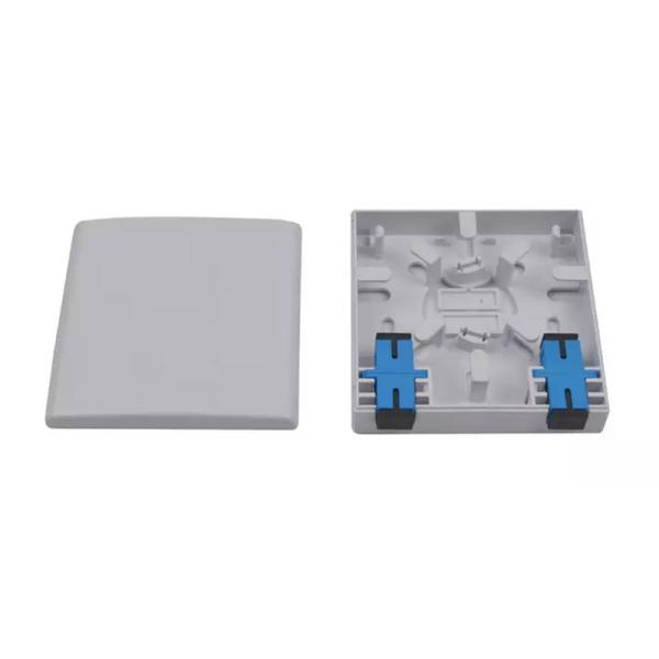 Buy cheap Wall Mount FTTH Products Optical Fiber Tools Fiber Optic Faceplate from wholesalers