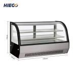 R600a Cake Display Showcase Cabinets Showcase Cake Chiller For Supermarket