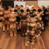Buy cheap OEM ODM Hand Carved Wooden Bear Woodcarving Large Wood Sculpture from wholesalers