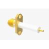 Buy cheap Stainless Steel Female 2-hole Flange SMA Brass RF Coaxial Connector for Aerospace from wholesalers