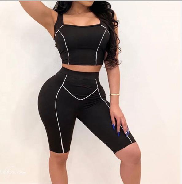 Buy cheap Sleeveless Fitness Women'S Sportswear Tracksuits For Summer from wholesalers