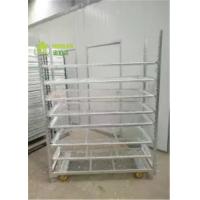 Buy cheap Pull Net Dutch Flower Trolley Cc Trolley Greenhouse Cart , Metal Flower Cart product
