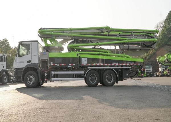 Buy cheap ISO Certified 49m Big Concrete Pump Truck , 3 Axle Truck Wide Work Range from wholesalers