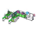 High Output Hospital Folding 3 Ply Face Mask Making Machine