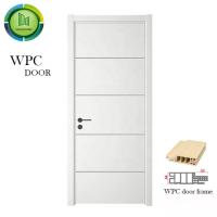 Buy cheap Solid Core Israel WPC Painting Interior Front Door Wooden Timber product