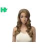 Buy cheap Deep Wave Dark Blonde Color Long Synthetic Wigs 24 Inch Heat Resistant Fiber from wholesalers