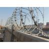 Buy cheap High Strength Barbed Concertina Wire, Concertina Razor Wire 20cm Aperture from wholesalers