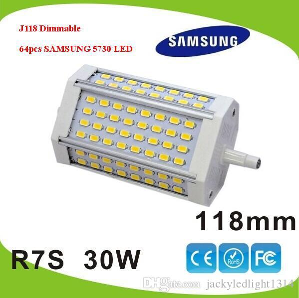 high power led R7S bulb 35W J135mm Dimmable led r7s light 220degree anglereplace halogen lamp AC85-265V ce rohs