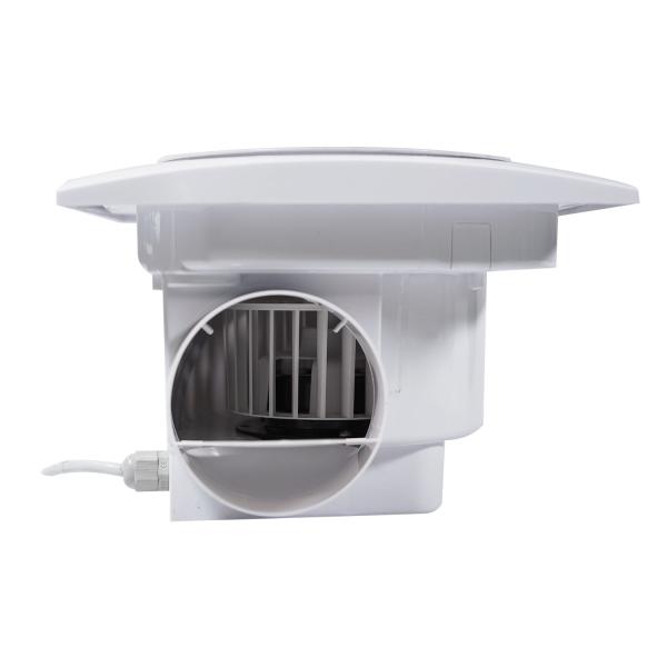 23-65 Plastic Square Bathroom Exhaust Fan Customized 5 Inch 6 Inch Silent