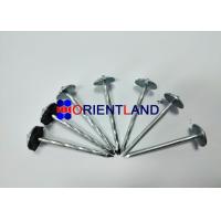 Buy cheap 2" Roofing Nails With Washer Electric Galvanized Shining Blue White product