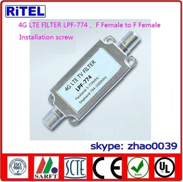 Buy cheap 4G LTE TV FILTER LOW PASS FILTER LPF-774 For 4G Interference, TV signal purifier from wholesalers