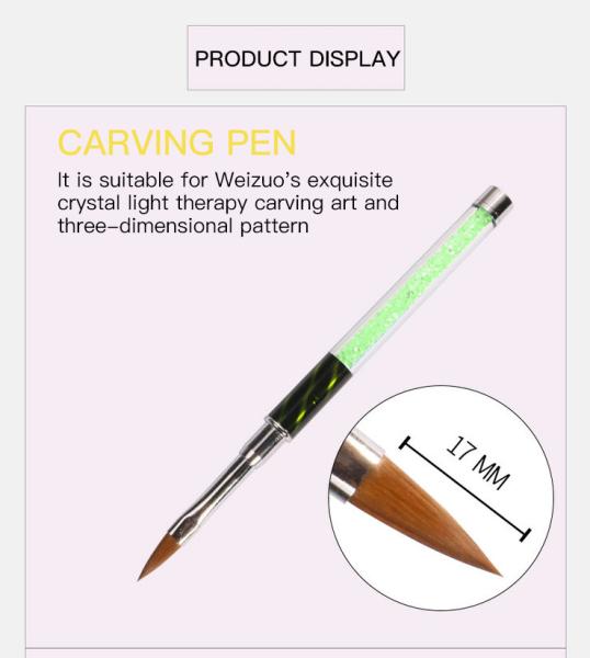 Buy cheap Multifunctional Nylon Hair Beauty Nail Brush Eye Magnet Acrylic Nail Brush from wholesalers