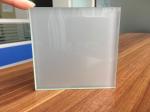 Opaque Milk White Glass Panel Office Partitions , Glass Partition Panels
