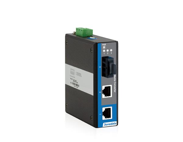 Buy cheap 3-port 100M Unmanaged Industrial Media Converter DIN-Rail Mounting -40~75℃ from wholesalers
