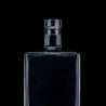 Buy cheap Screen Printing 1000ML Clear Glass Bottle For Vodka Square Shape With Screw Cap from wholesalers