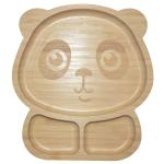Buy cheap Eco Friendly Tableware Bamboo Silicone Baby Plate Divided Suction Plate BPA Free from wholesalers