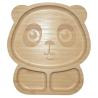 Buy cheap Eco Friendly Tableware Bamboo Silicone Baby Plate Divided Suction Plate BPA Free from wholesalers