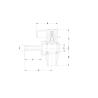 Buy cheap AV1010-M Brass Gas Ball Valve Forging Aluminium Handle Ball Valve from wholesalers