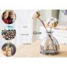 Buy cheap Colored Decorative Glass Vases , Large Clear Glass Vase OEM Service from wholesalers