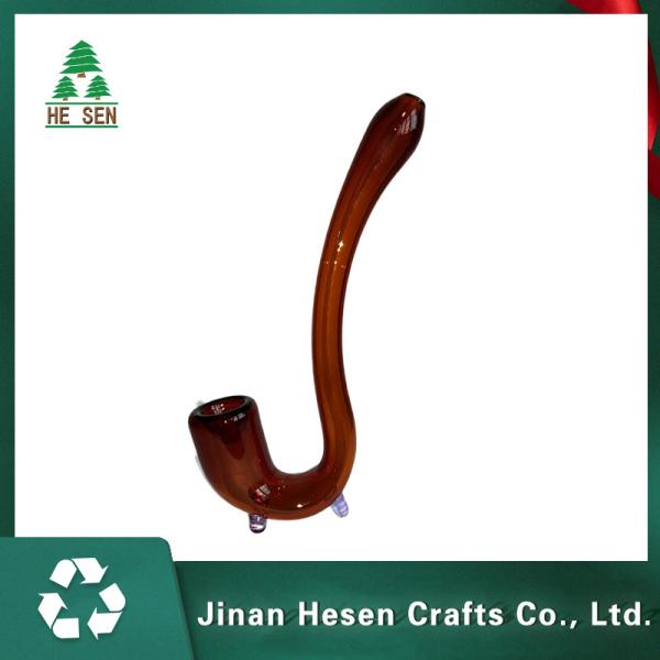 Buy cheap 145g 9 Inch Glass Hand Pipe For Dry Herb Smoking from wholesalers