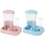 Auto Gravity Pet Feeder Non Spill Water Dispenser 2 In 1