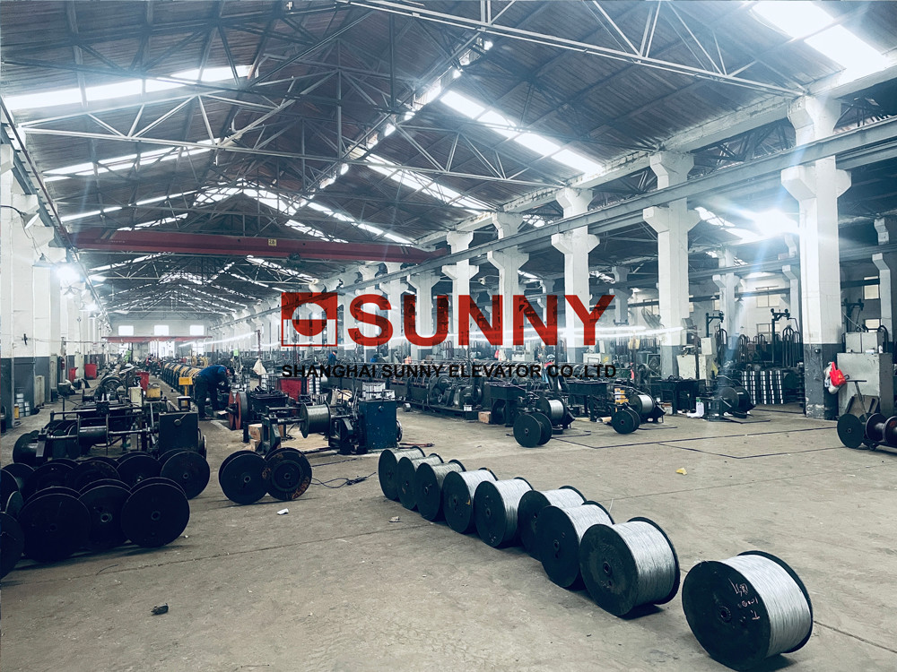 Elevator Steel 6x19 Large Diameter Wire Ropes for Traction Machine Parts