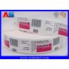 Buy cheap Adhesive Pharmaceutical Glass Vial Labels , 15ml Plastic Bottle Labels Custom Printing from wholesalers