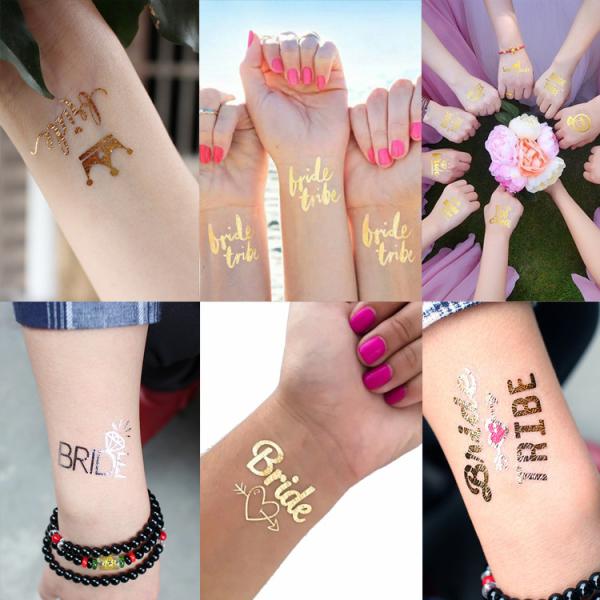 Buy cheap Bride temporary gold tattoo from wholesalers