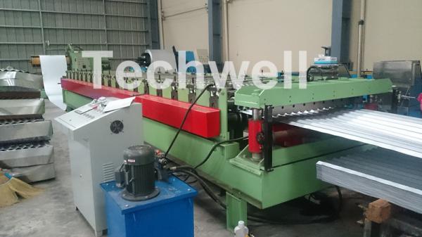 Buy cheap Aluminium Corrugated Sheet Roof Roll Forming Machine High Speed 10-15m / Min from wholesalers