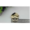 Buy cheap Bag heart-shaped shape light gold hardware decorative wedding padlock luggage hanging concentric lock from wholesalers