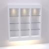 Buy cheap Three Column Modern Retail Wall Display Shelves With Integrated LED Lighting from wholesalers