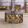 Buy cheap Round Dia 100cmx45cm SS Coffee Table for Italian Contemporary Living Room from wholesalers