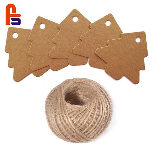 Buy cheap Christmas Tree Design 250gsm 300gsm Grey Paper Materials Cardboard Gift Tags from wholesalers