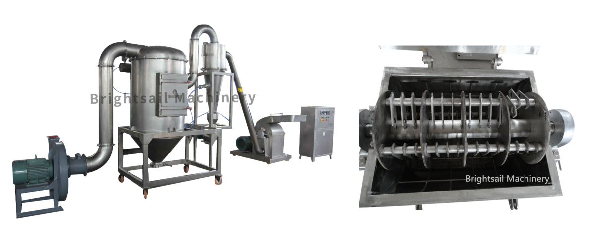 Spice Herb Pulverizer Machine 500kg / h Powder Making grinding