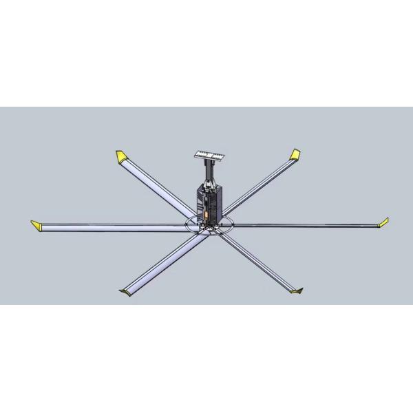 China Traditional Hvls Electric Ceiling Fan with 6 Aluminum Blades